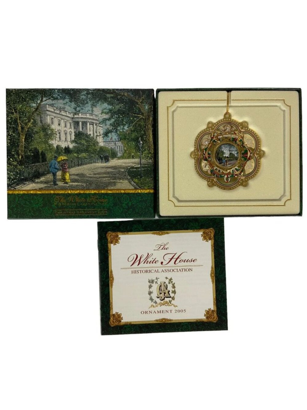 White House Historical Association 2005 Christmas Ornament James Garfield